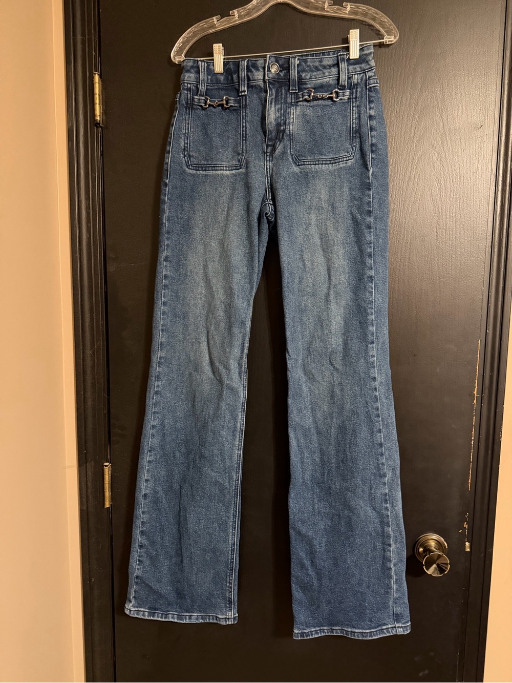 High-Rise Wide-Leg Horse Bit jeans by Rock & Roll Denim